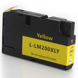 Pack of deux inks yellow 2x1600 pages for LEXMARK OfficeEdge Pro 5500