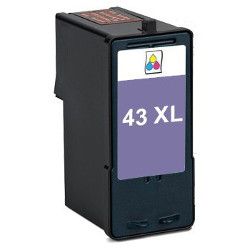 Cartridge N°43XL inkjet 3 colors 21ml for LEXMARK Z 1520