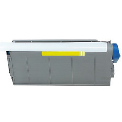 Cartouche toner jaune 10000 pages  pour OKI C 7300