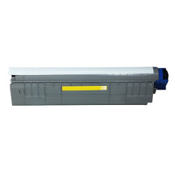 Cartouche toner jaune 8000 pages pour OKI C 800