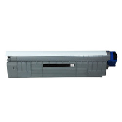 Black toner cartridge 8000 pages for OKI C 800