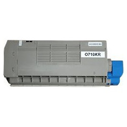 Black toner cartridge 11000 pages for OKI C 711