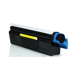 Cartouche toner jaune 7300 pages pour OKI C 822