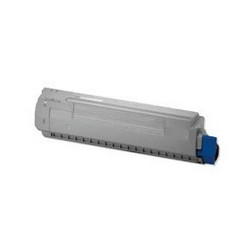 Black toner cartridge 7000 pages for OKI C 843