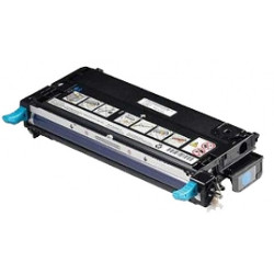 Cartouche toner cyan HC 9000 pages réf H513C pour DELL 3130