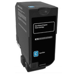 Toner cartridge cyan 12.000 pages for LEXMARK CS 725