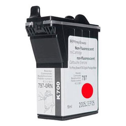 Ink cartridge red postal 22ml 797-0RN for PITNEY BOWES DP 50
