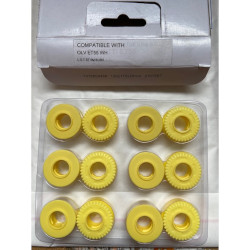 Pack of 6 ribbons kit correcteur roulette yellow for OLIVETTI LINEA 101