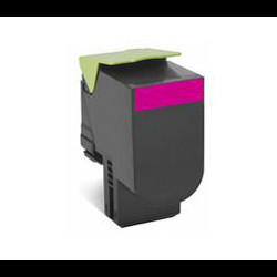 Cartouche 802XM toner magenta HC 4000 pages pour LEXMARK CX 510