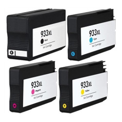 Pack N°932XL noir et N°933XL CMY ASTAR pour HP Officejet 7510