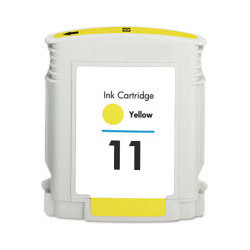 Cartouche N°11 jaune  28 ml pour HP Designjet 50ps