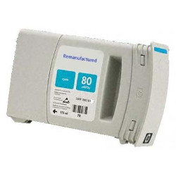 Cartridge N°80 cyan 400ml for HP Designjet 1050 C