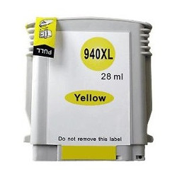 Cartouche N°940XL jet d'encre jaune HC 28ml pour HP Officejet Pro 8000