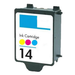 Cartouche N°14 3 couleurs 400 pages 23ml AS pour HP Officejet d145
