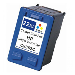 Cartouche N°22XL couleur 15ml pour HP Officejet 4355