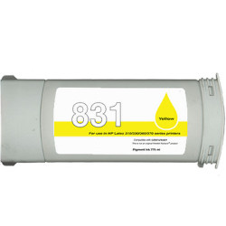 Cartridge N°831 d'ink yellow 775ml for HP Latex 560