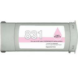 Cartridge N°831 d'ink magenta clair 775ml for HP Latex 370