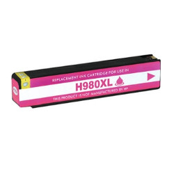 Cartridge N°980 inkjet magenta 6600 pages for HP Officejet Color X 580