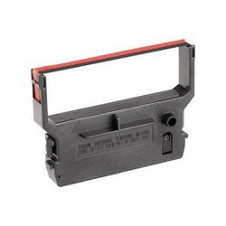 Black nylon ribbon / red AS for OLIVETTI CD 6810