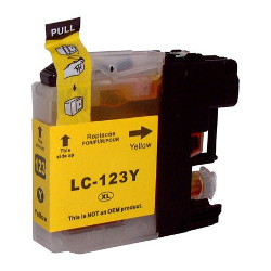 Yellow cartridge 10ml for BROTHER DCP J132