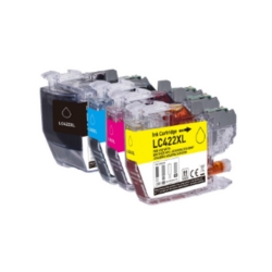 Pack of ink cartridges LC-422XL BKCMY 3000 and 3x1500 pages 69ml and 3x 19ml for BROTHER MFC J5345