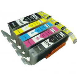 Pack 5 couleurs PGi550BKXL, CLI551BKCMYXL 1x25ml + 4x12ml pour CANON MG 5550