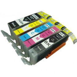 Pack 5 colors PGi550BKXL, CLI551BKCMYXL 1x25ml and 4x12ml for CANON iX 6850
