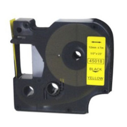 Black ribbon sur yellow 12mm x 7M for DYMO Label Manager 160