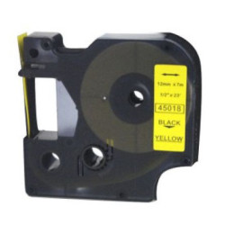 Black ribbon sur yellow 12mm x 7M for DYMO Label Writer 450 DUO