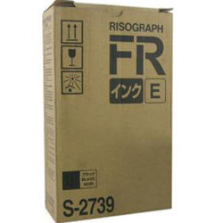 Boîte de 2 cartridges d'ink black type E de 1000 ml for RISO FR 2950