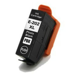 Cartouche N°202XL noir photo 12ml T02H14010 pour EPSON XP 6000