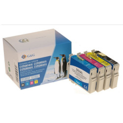 Pack N°502XL BK 9.2ml CMY 3x 6.4ml pour EPSON XP 5150