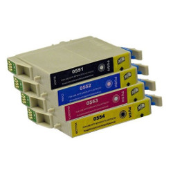 Multipack 4 cartridges HC 1 N & 3 Cl for EPSON Stylus Photo RX 420