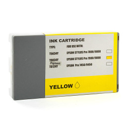 Cartouche jet d'encre jaune 220ml pour EPSON Stylus Pro 7800