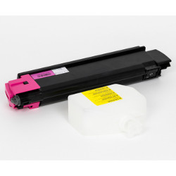 Toner cartridge magenta 7000 pages and bac de récuperateur for KYOCERA FS C5250 MFP
