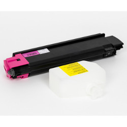 Toner cartridge magenta 7000 pages and bac de récuperateur for KYOCERA FS C2525 MFP