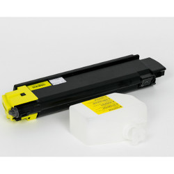 Toner cartridge yellow 7000 pages and bac de recuperateur for KYOCERA FS C2525 MFP