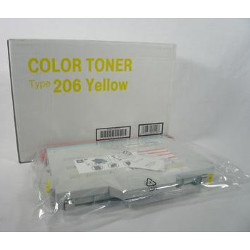 Yellow toner 7200 pages for RICOH Aficio AP 206
