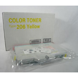 Toner Jaune 7200 pages pour RICOH Aficio AP 206