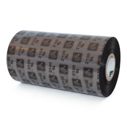Carton de 12 ribbons thermal transfer black en cire qualite 2100 131mmx450m for ZEBRA ZE500-6