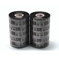 Carton de 12 rubans qualité 2300 transfert thermique couleur noir en cire 89mmx450m pour ZEBRA Z4M Plus