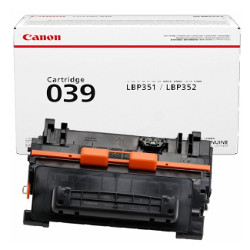 Cartridge N°039 black toner 11.000 pages for CANON iSensys LBP 352