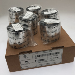 Carton de 6 ribbons 3200 thermal transfer black en cire resine 60mmx300m for ZEBRA S 600
