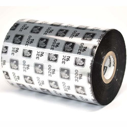 Carton de 6 ribbons qualité 3200 thermal transfer, black en cire resine 102mmx450m for ZEBRA S4M