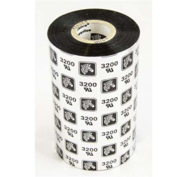 Carton de 6 rubans qualité 3200 transfert thermique, noir en cire resine 156mmx450m pour ZEBRA ZT 230