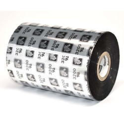 Carton de 6 ribbons qualité 3200 thermal transfer, black en cire resine 174mmx450m for ZEBRA Z6M Plus