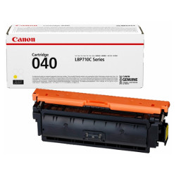 Cartouche N°040Y toner jaune 5400 pages pour CANON LBP 710Cx