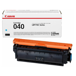 Cartouche N°040C toner cyan 5400 pages pour CANON LBP 712Cx