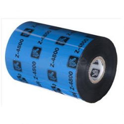 Carton de 12 ribbons qualité 4800 thermal transfer, black en resine 60mmx450m for ZEBRA ZT 420
