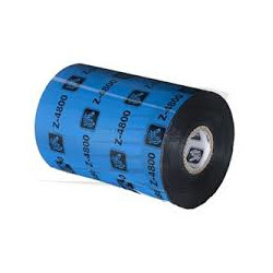 Carton de 12 ribbons qualité 4800 thermal transfer, black en resine 220mmx450m for ZEBRA S4M